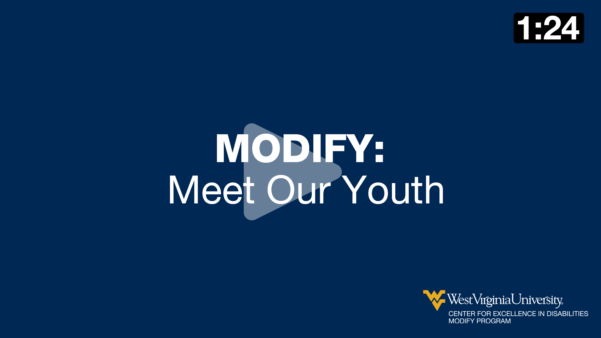 MODIFY: Meet our Youth