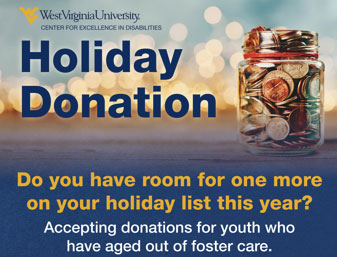 Holiday Donation. do you have room for one more on your holiday list this year? Accepting donations for youth who have aged out of foster care.